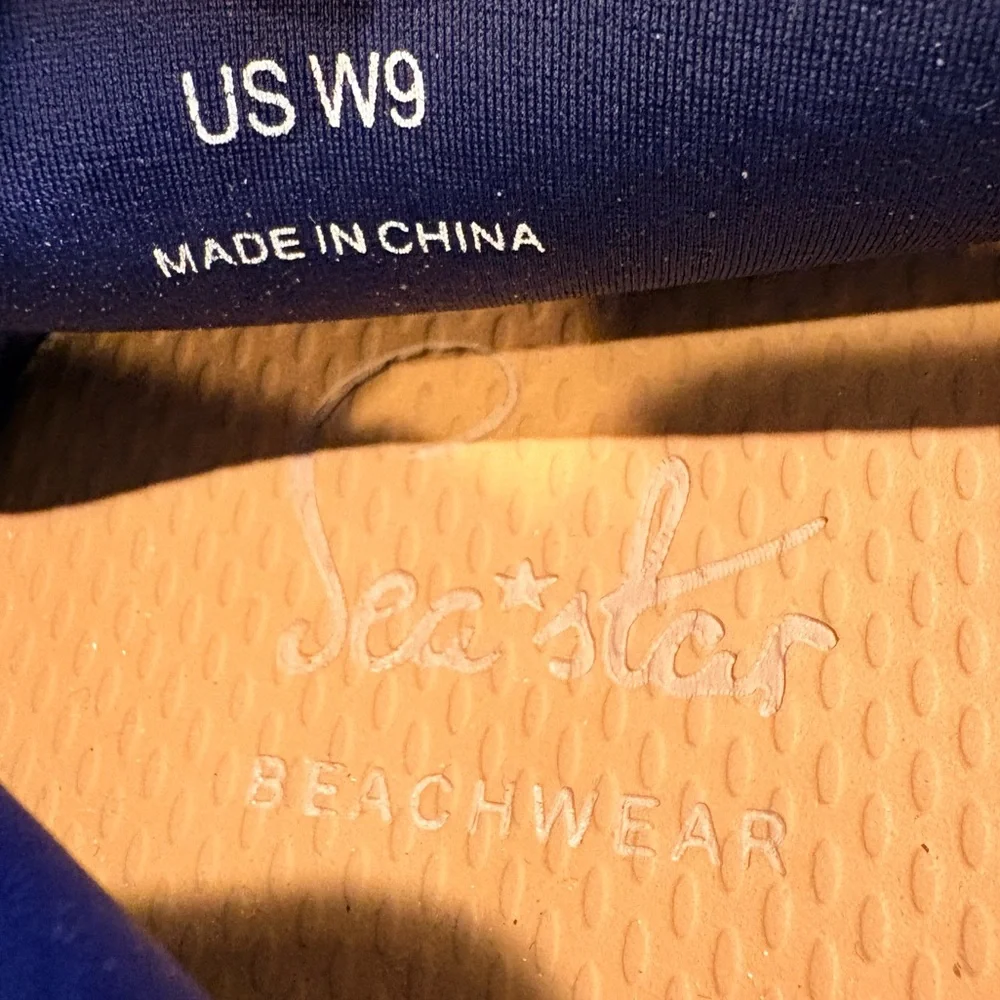 Sea Star Beachwear Beachcomber Love Flat Espadrille Water Shoes 9